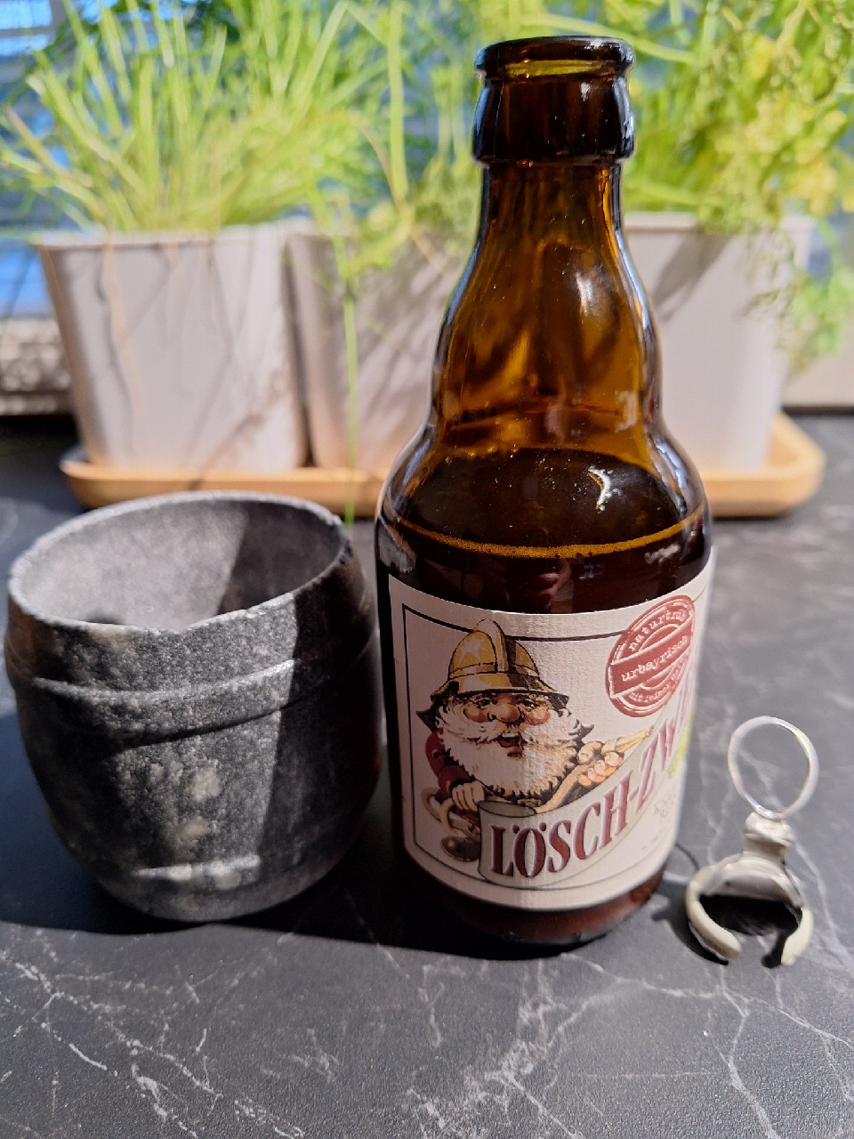 Lösch-Zwerg Kellerbier naturtrüb, Privatbrauerei Schimpfle