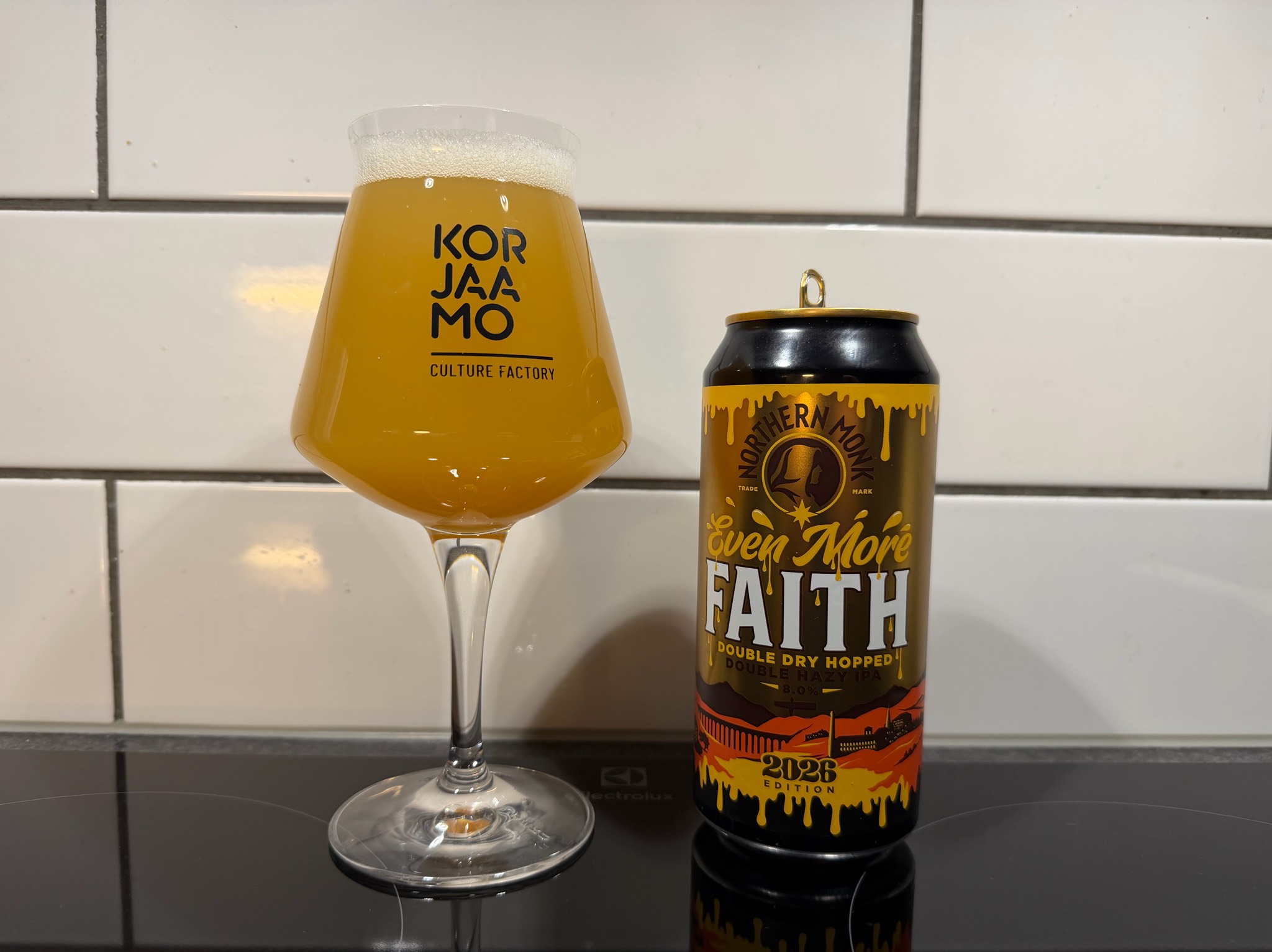 EVEN MORE FAITH // DOUBLE DRY HOPPED DOUBLE HAZY IPA // 2026 EDITION, Northern Monk Brew Co.