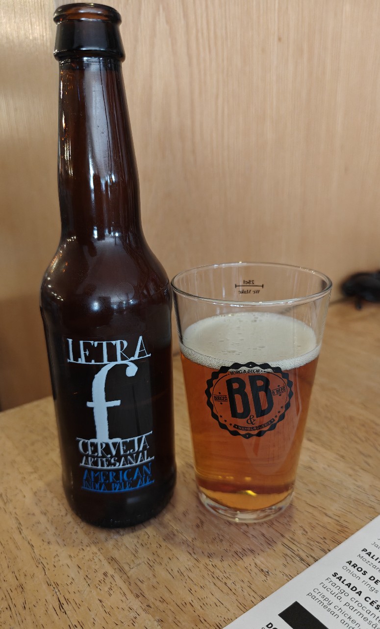 Letra f American India Pale Ale, LETRA Brewery