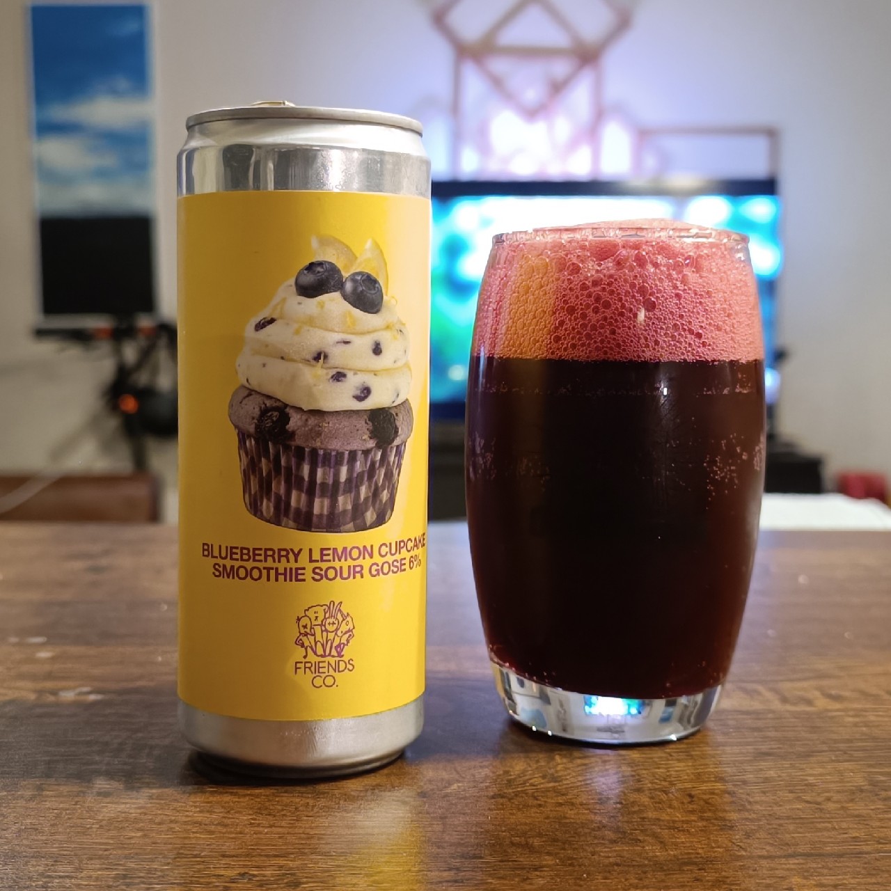 Blueberry Lemon Cupcake Smoothie Sour Gose, Sweden