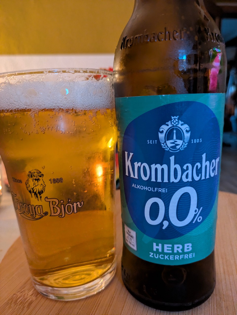 Krombacher 0,0% Herb Zuckerfrei, Germany