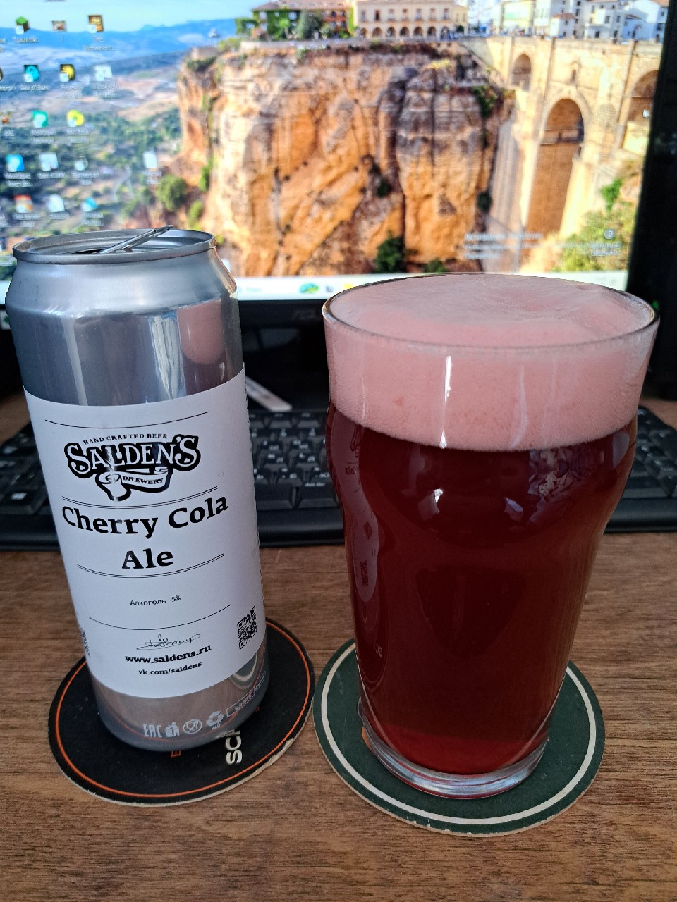 Cherry Cola Ale, Salden's Brewery