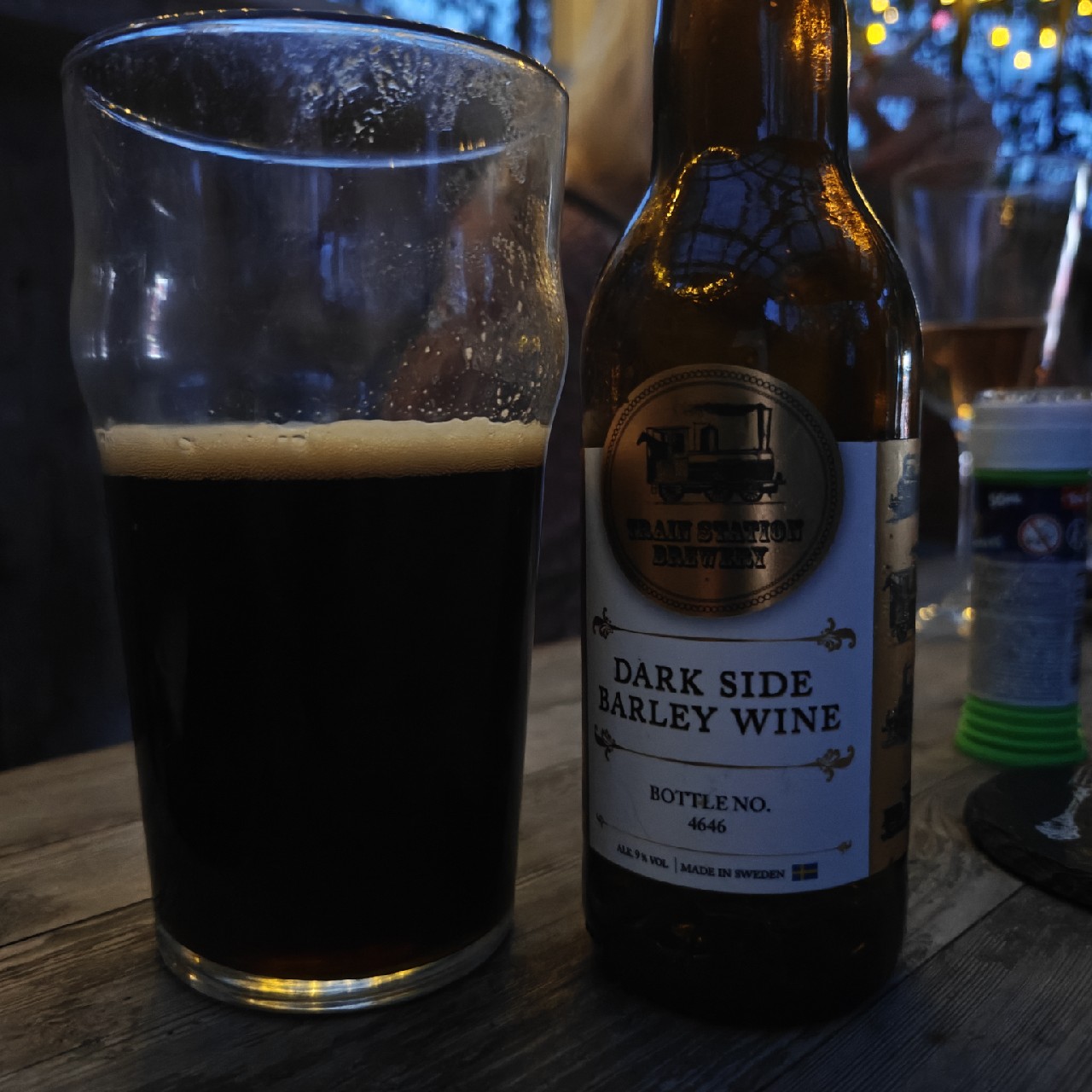 Dark Side Barley Wine, Train Station Brewery
