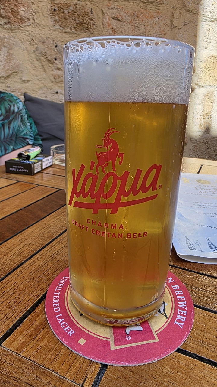 Charma / Χάρμα Blonde Lager, Cretan Brewery