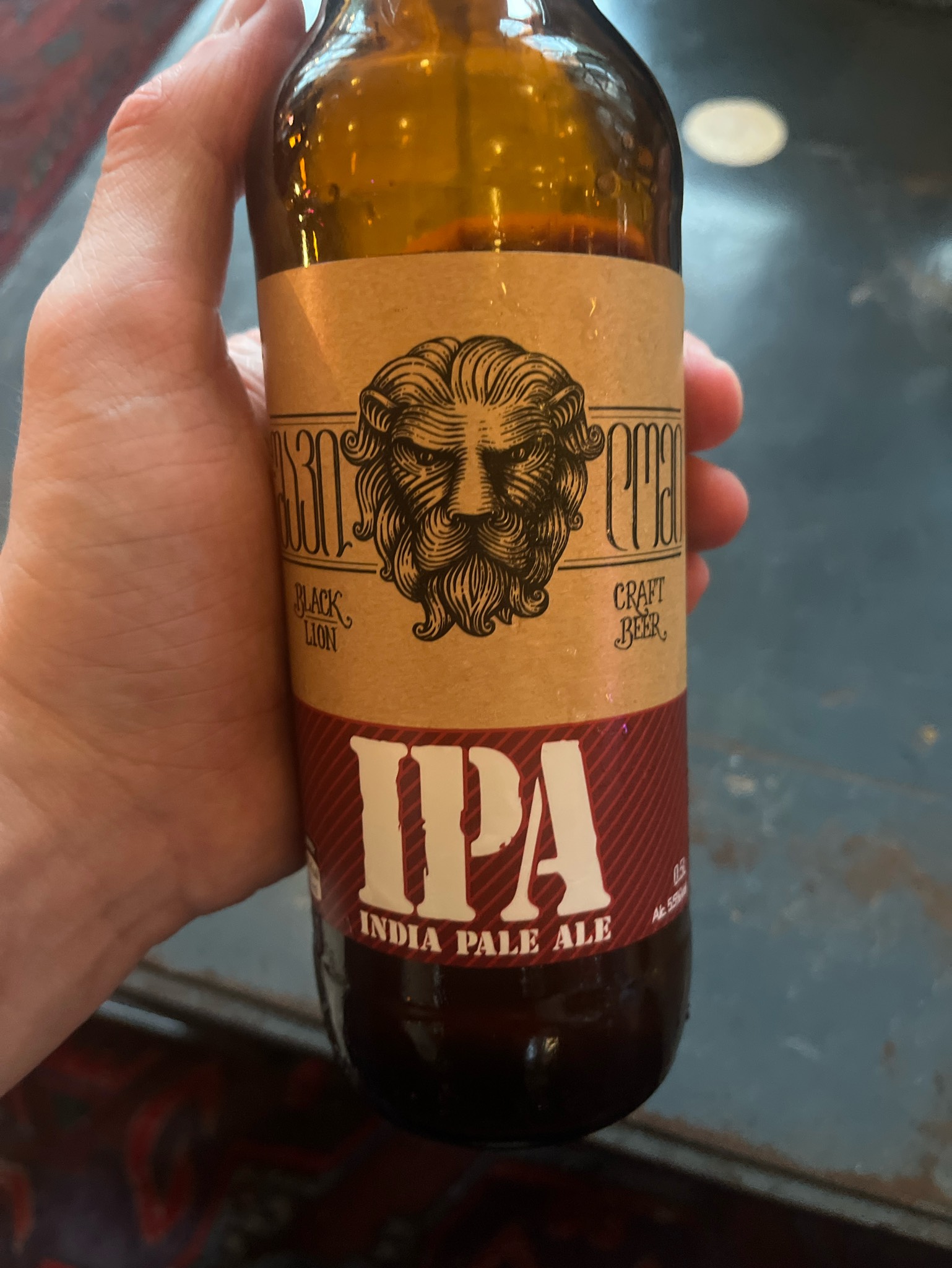Black Lion IPA, Genuine Brewing Company / შავი ლომი