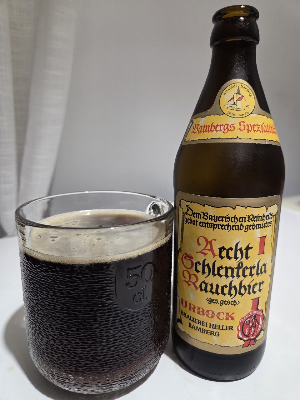 Aecht Schlenkerla Rauchbier Urbock, Schlenkerla ("Heller-Bräu" Trum)