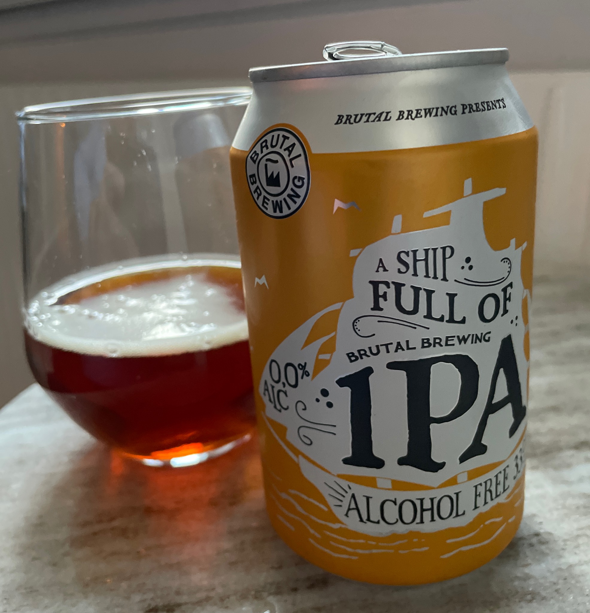 A Ship Full of IPA (Alcohol Free), Brutal Brewing (Spendrups Bryggeri)