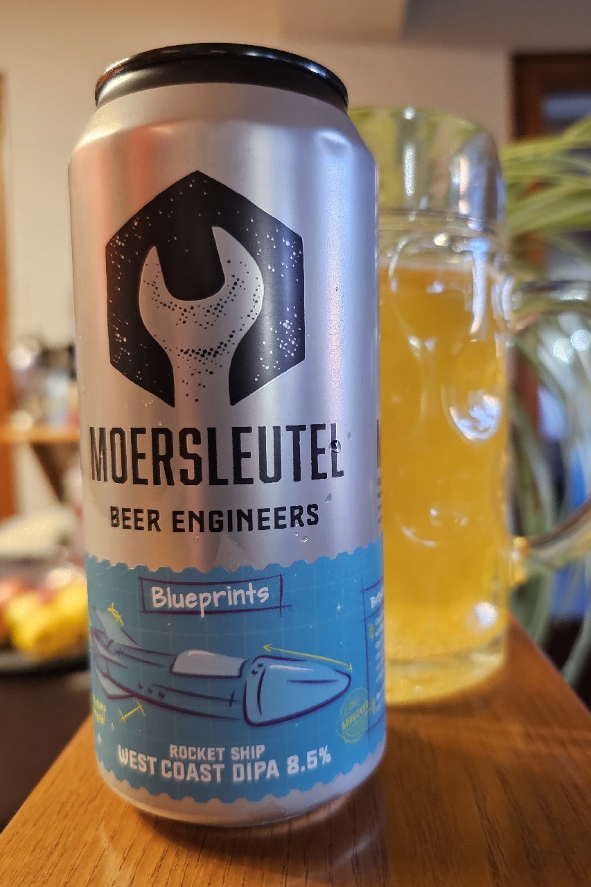 Blueprints - rocket ship, Brouwerij De Moersleutel