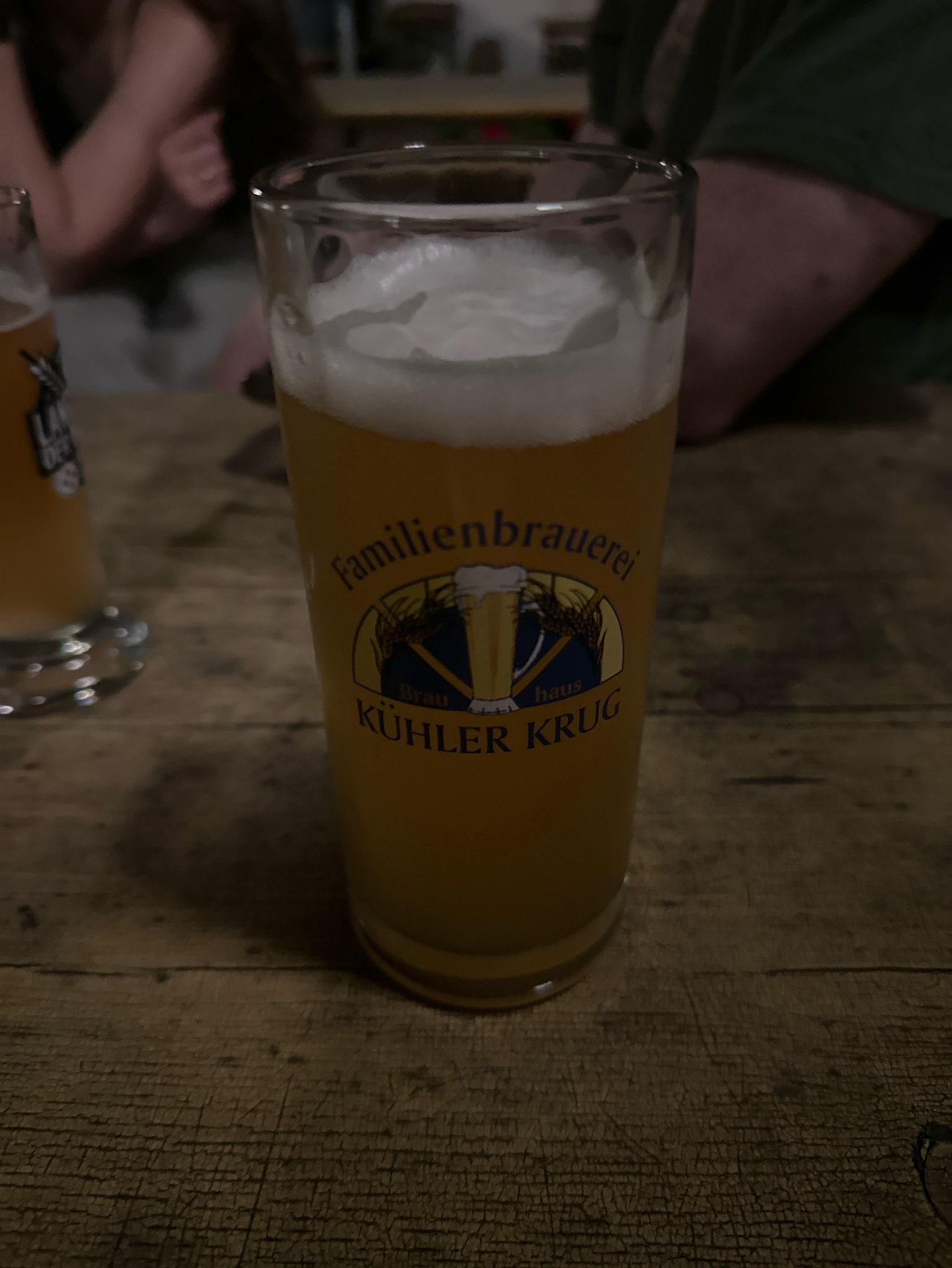 Brauhausbier Helles unfiltriert, Kühler Krug