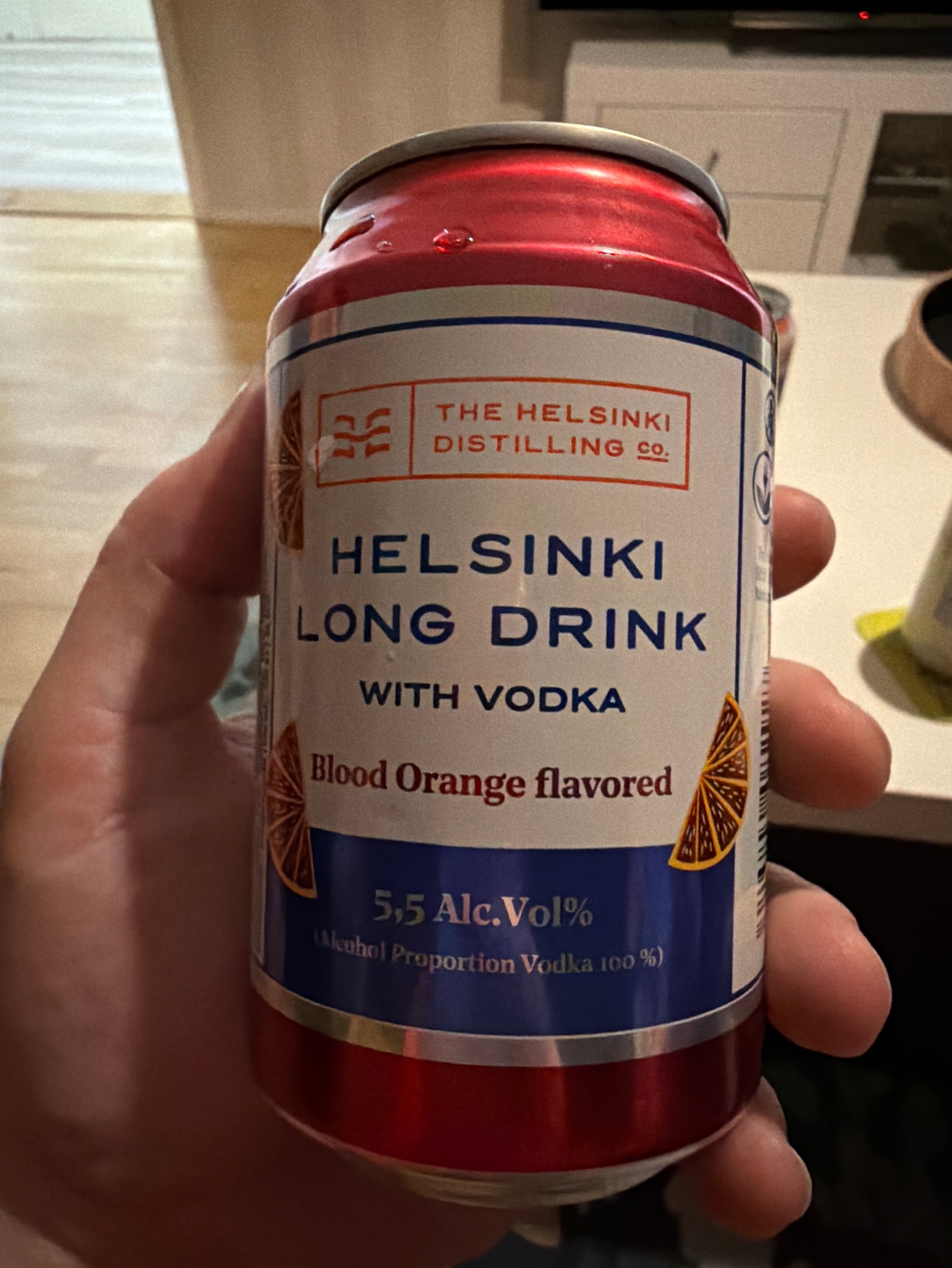 Helsinki Long Drink: Vodka & Blood Orange, Finland