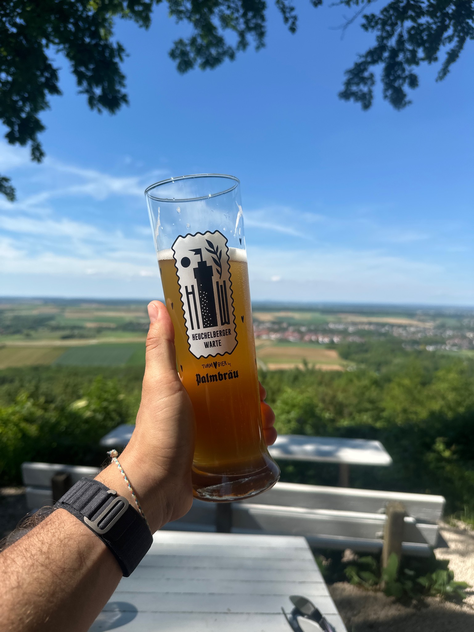 Palmbräu Hefeweizen / Rezent Weizen Hell, Palmbräu (Brauhaus Pforzheim)