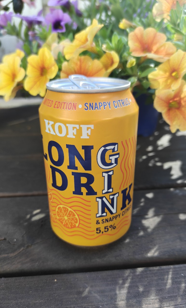 KOFF Long Drink Snappy Citrus, Finland