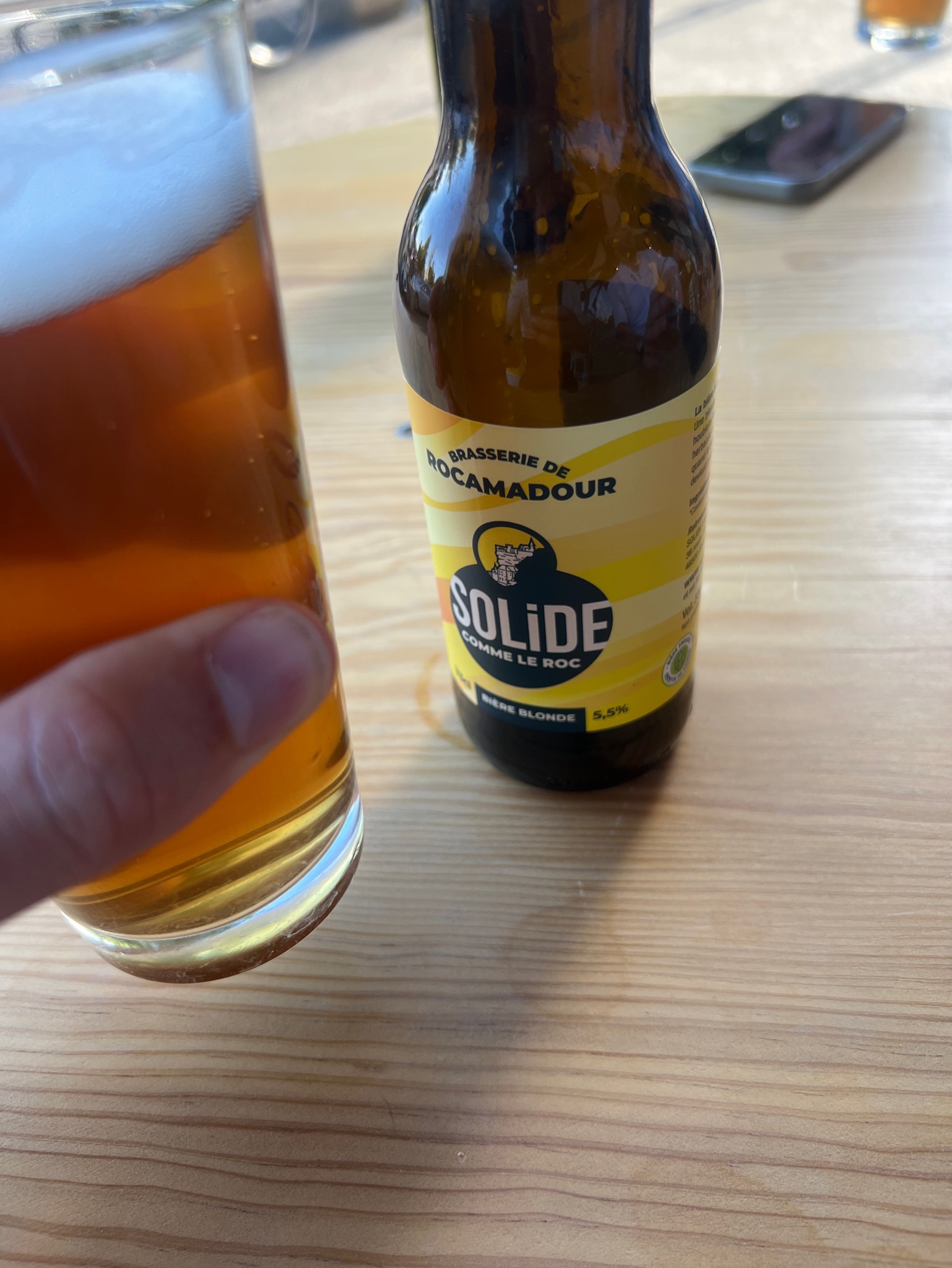 Solide Comme Le Roc Ambrée, Solide Comme Le Roc - Brasserie De Rocamadour