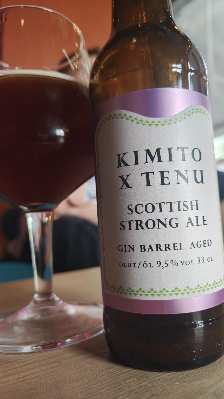 Kimito X Tenu Scottish Strong Ale Gin Barrel Aged, Finland