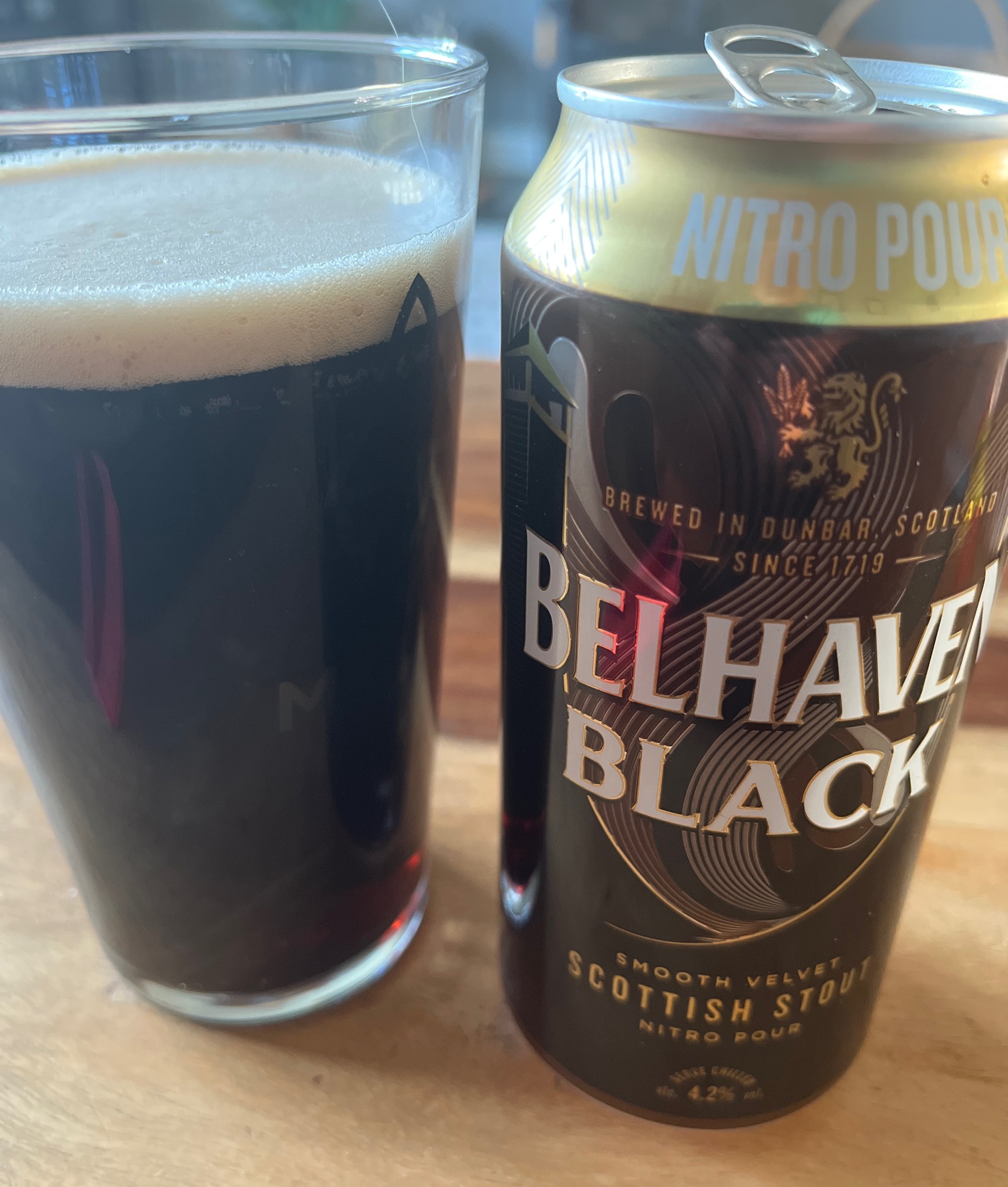 Black Scottish Stout, Belhaven Brewery (Greene King)