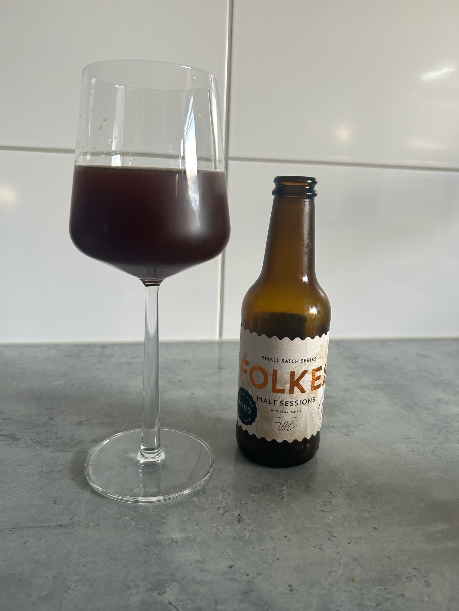 Folkes Malt sessions Barley Wine No 2, Aktiebolaget Centralbryggeriet i Linköping