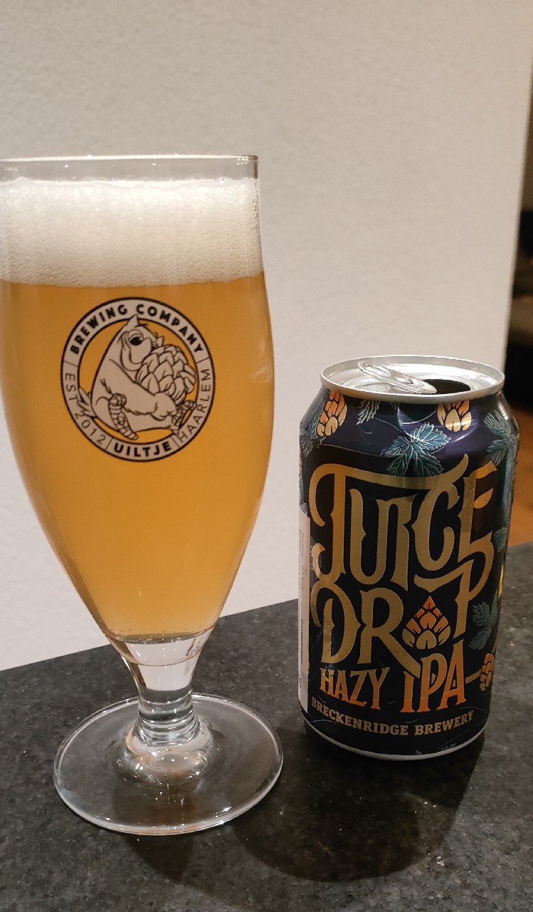 Juice Drop Hazy IPA, Breckenridge Brewery (AB InBev)