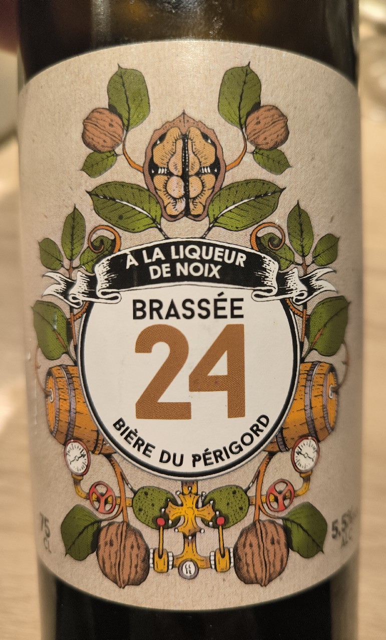 Brassée 24 à La Liqueur De Noix, Brasserie Artisanale De Sarlat