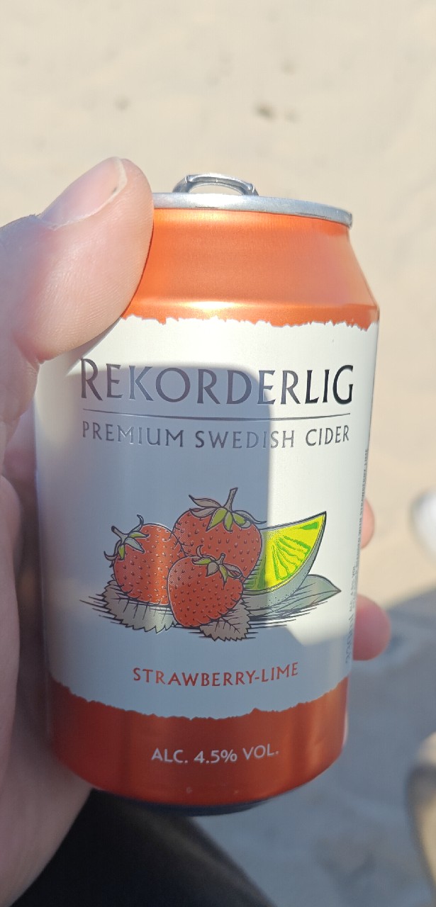 Rekorderlig strawberry-lime, Sweden