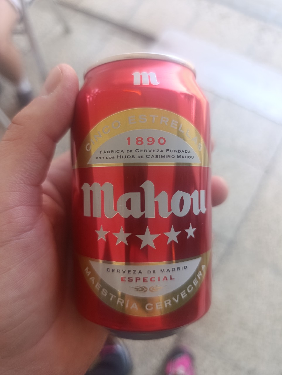 Mahou Cinco Estrellas, Mahou (Grupo Mahou-San Miguel)