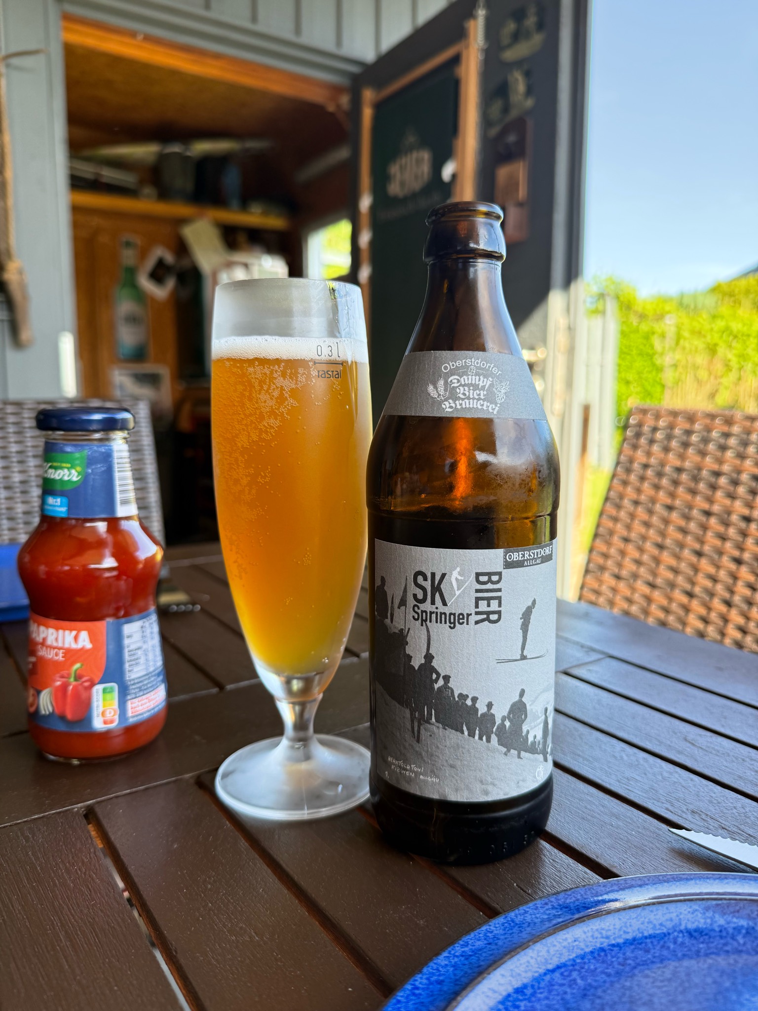Skispringer Bier, Oberstdorfer Dampfbierbrauerei
