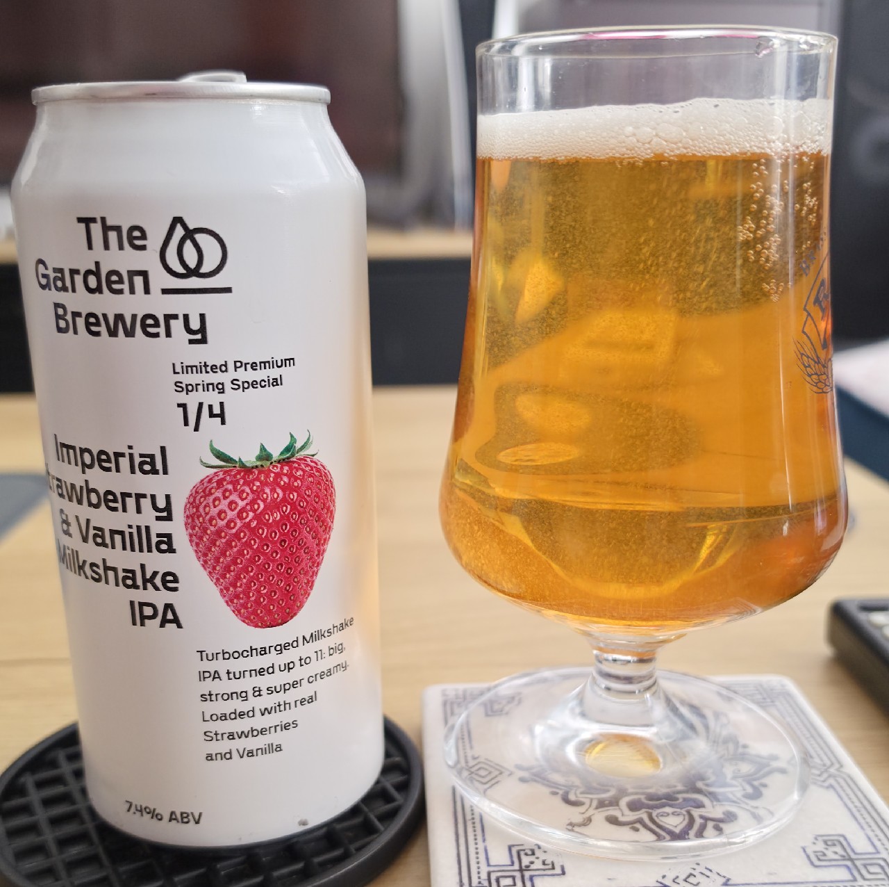 Limited Premium Spring Special 1/4 Imperial Strawberry & Vanilla Milkshake IPA, Croatia
