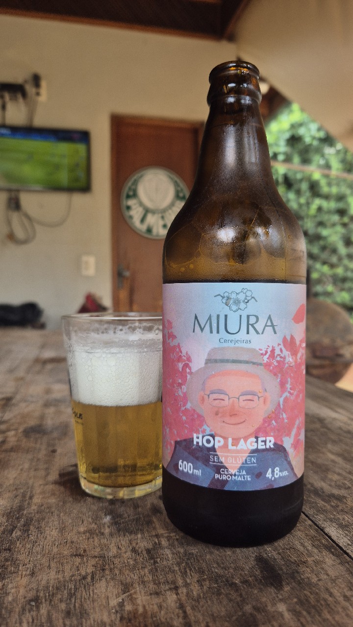 Miura Cerejeiras Hop Lager Sem Gluten, Cervejaria Krug Bier