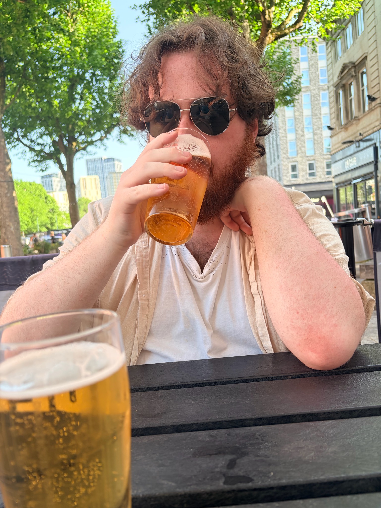 Beer Cut With Peach, England