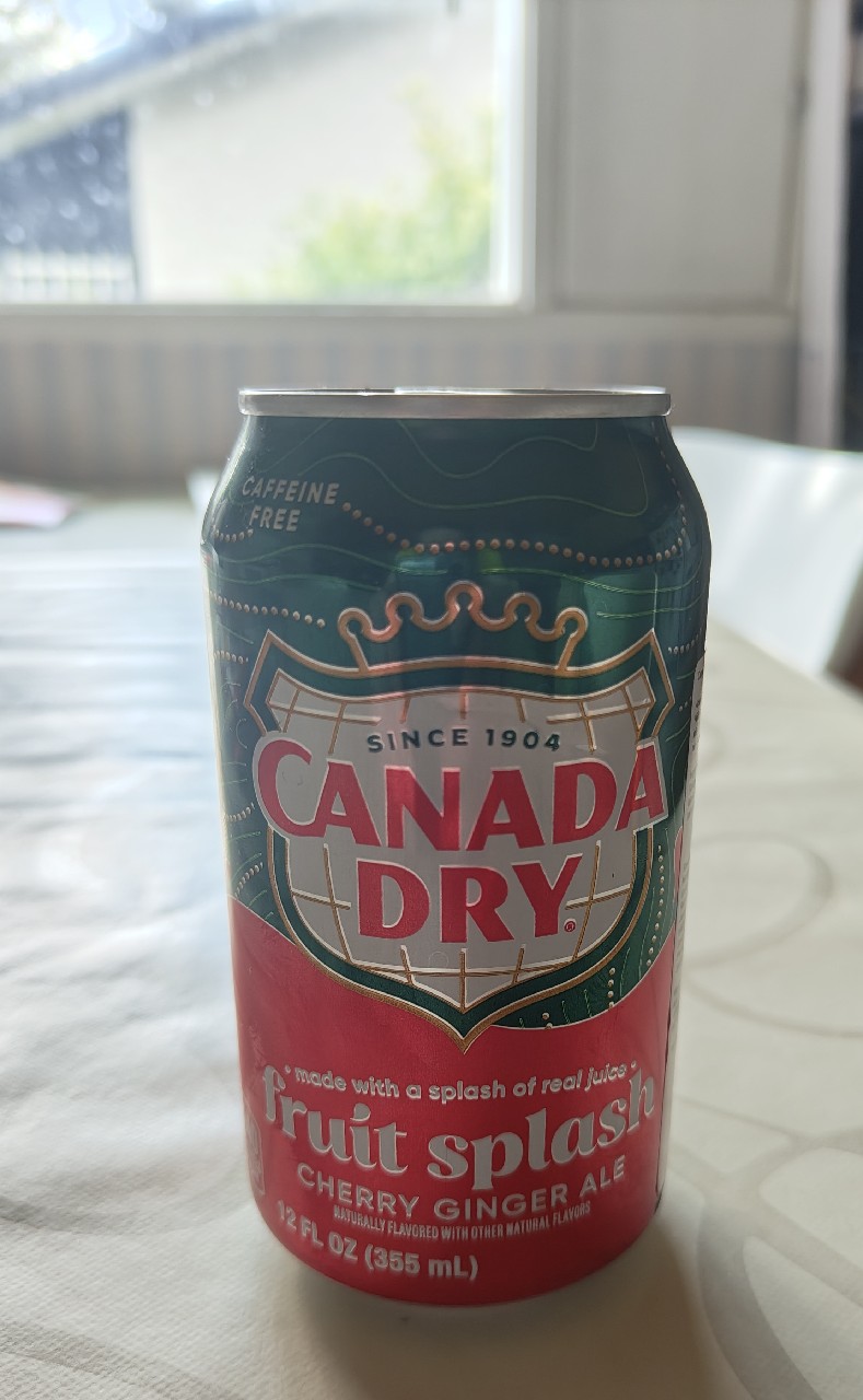 Fruit Splash Cherry Ginger Ale, United States