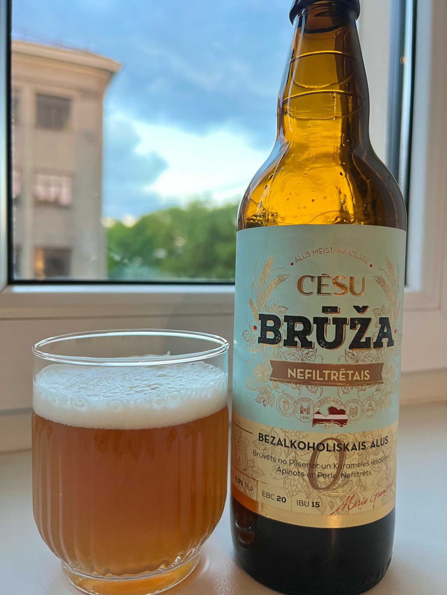 Brūža Nefiltrēts Bezalkoholiskais Alus, Latvia
