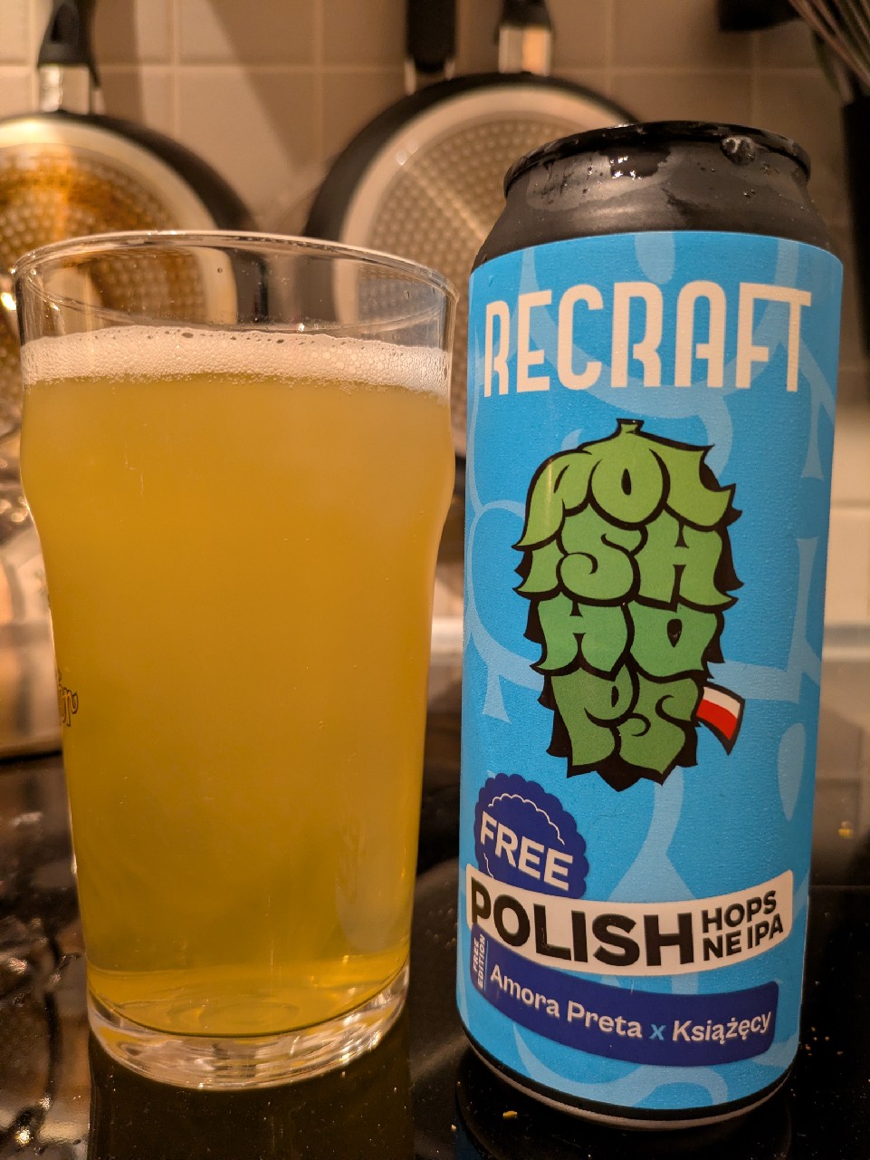 Free Polish Hops NEIPA | Amora Preta x Ksiażęcy, Recraft