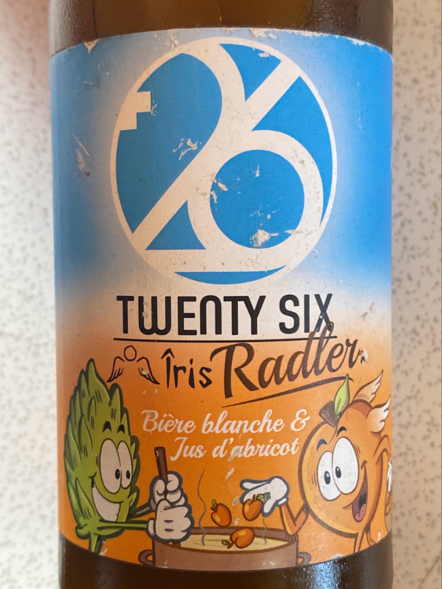 26 Radler Bière Blanche & Jus D'Abricot, Twenty Six