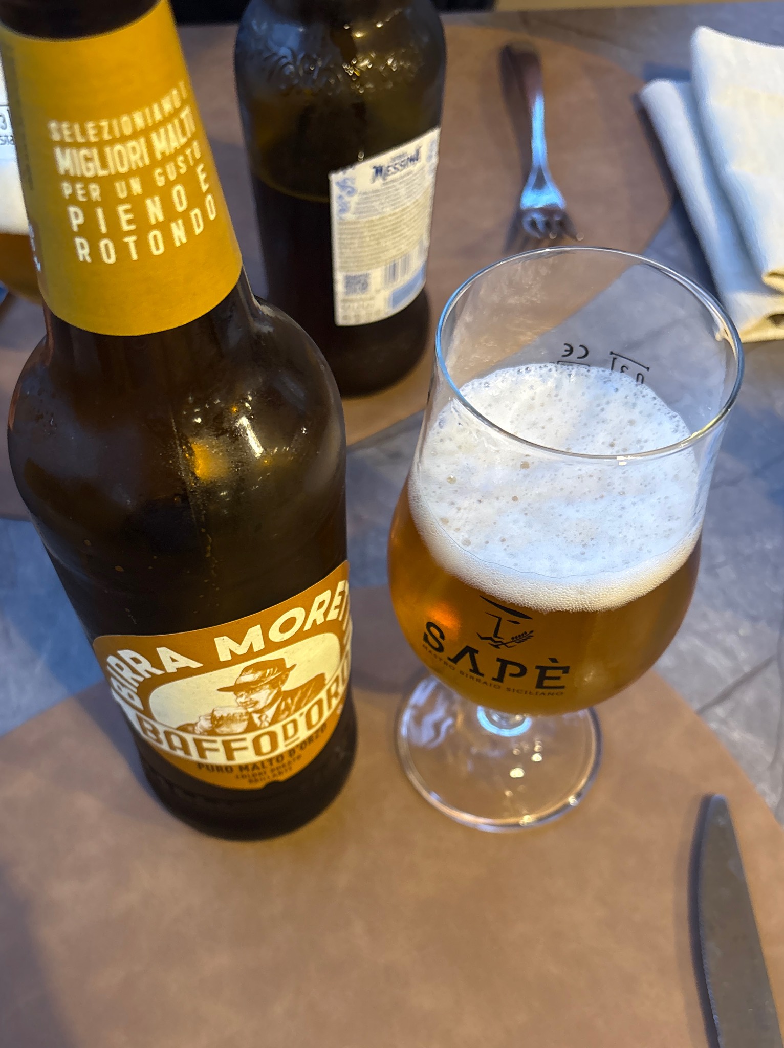 Baffo d'Oro, Italy
