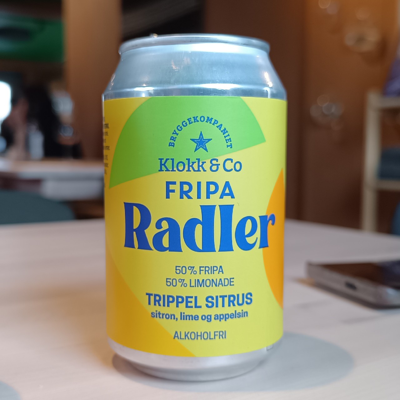 FRIPA Radler Trippel Sitrus, Norway