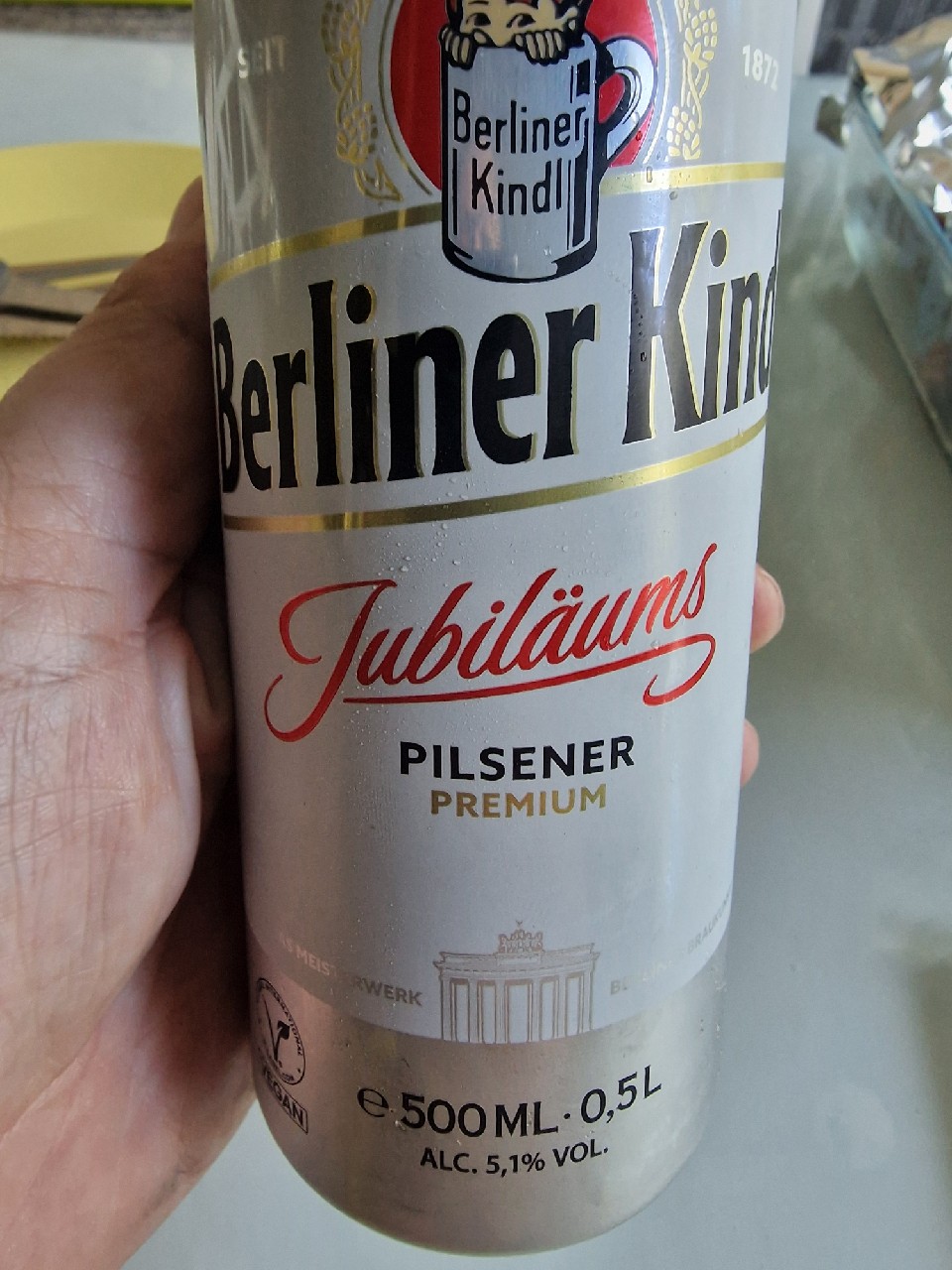 Jubiläums Pilsner, Berliner Kindl Schultheiss Brauerei (Oetker Group)