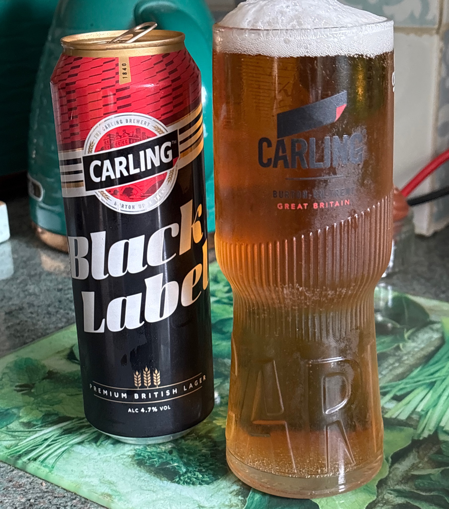Carling black label, England