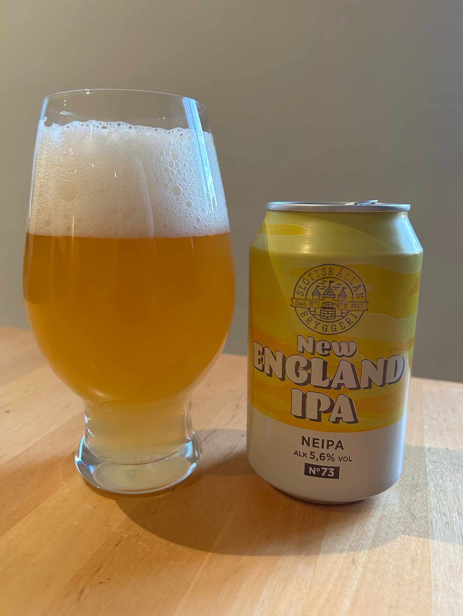 Slottskällans New England IPA, Sweden