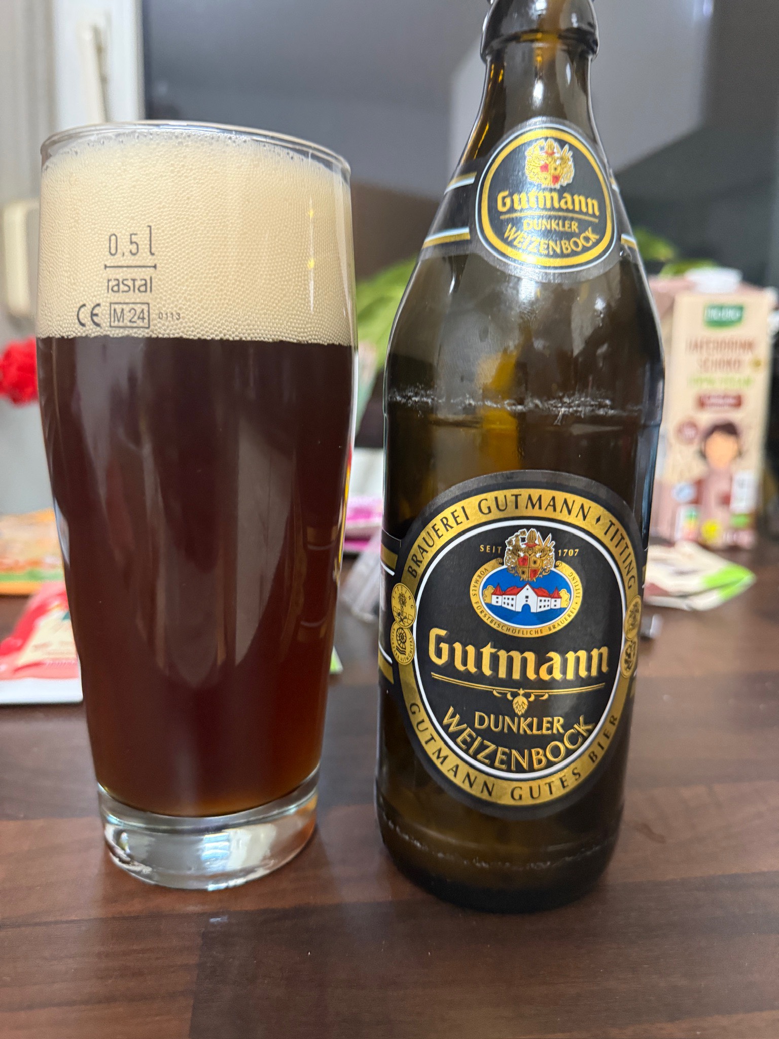 Dunkler Weizenbock, Brauerei Gutmann
