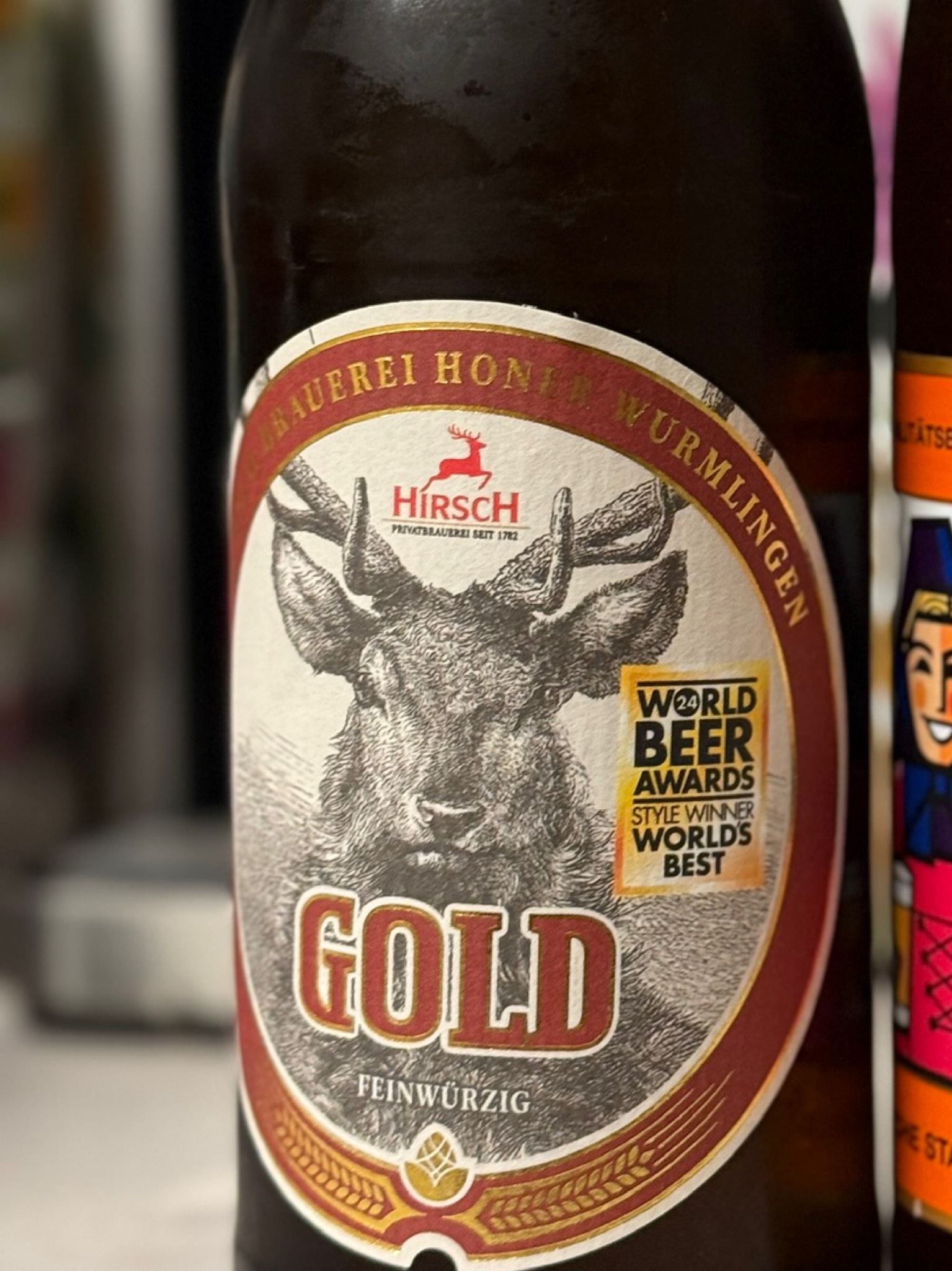 Hirsch Gold / Hirsch Gold Export, Privatbrauerei Höss der Hirschbräu