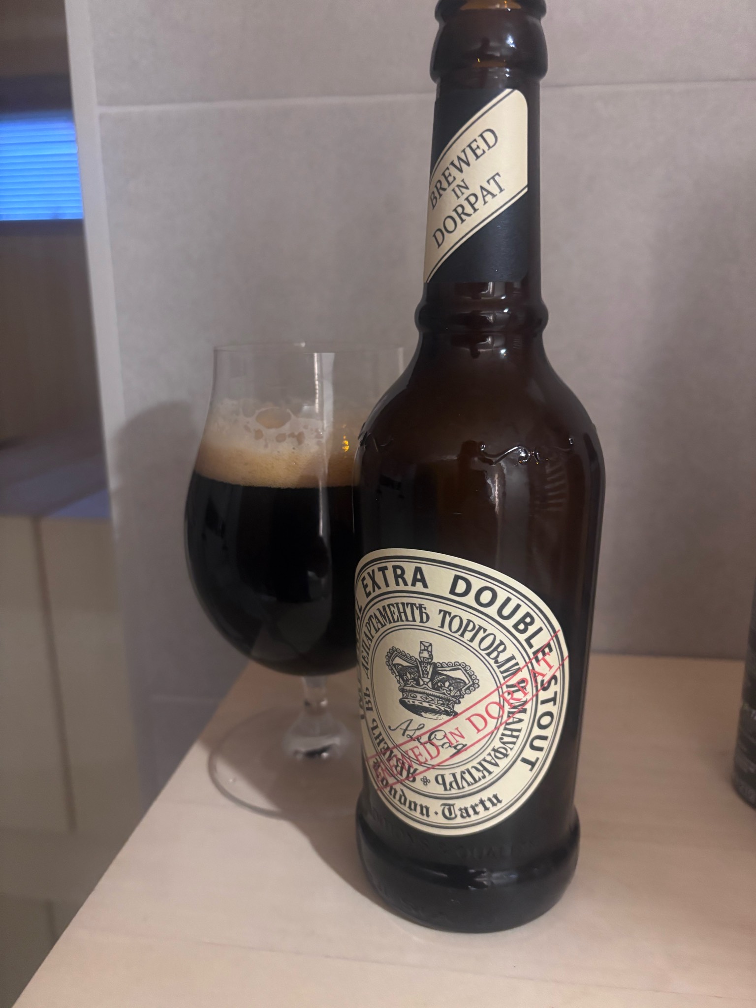 Imperial Extra Double Stout, Estonia