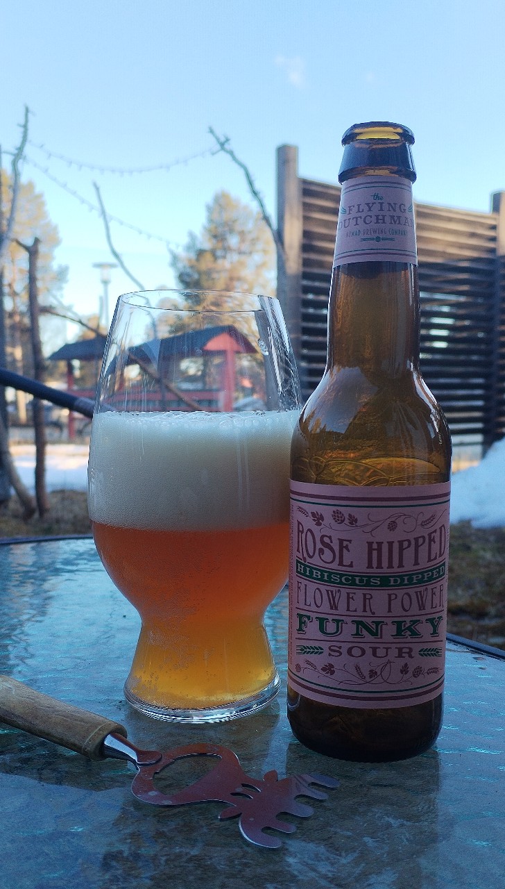 Rose Hipped Hibiscus Dipped Flower Power Funky Sour, The Flying Dutchman Nomad Brewing Company