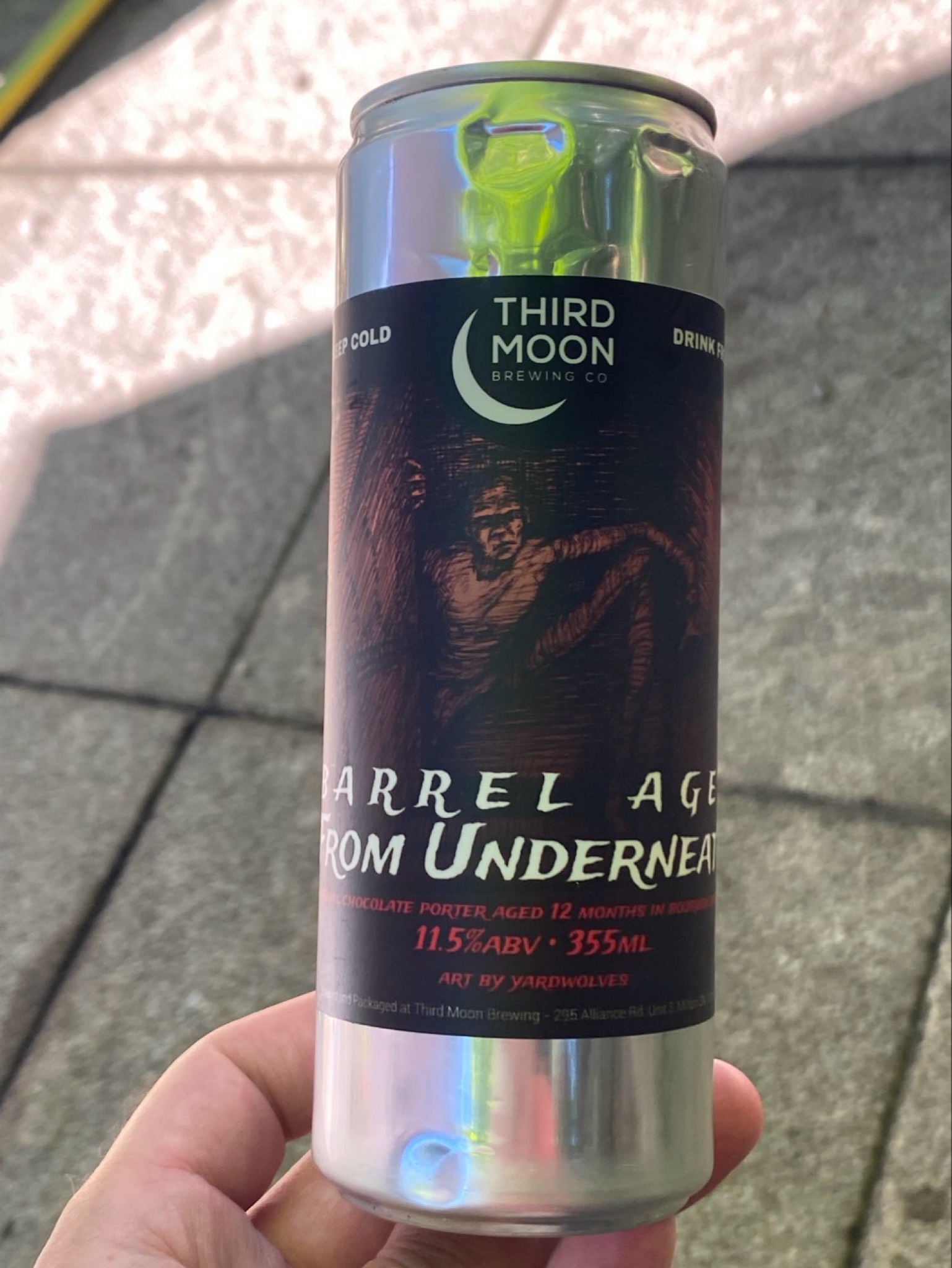 Barrel Aged From Underneath, Third Moon Brewing Company