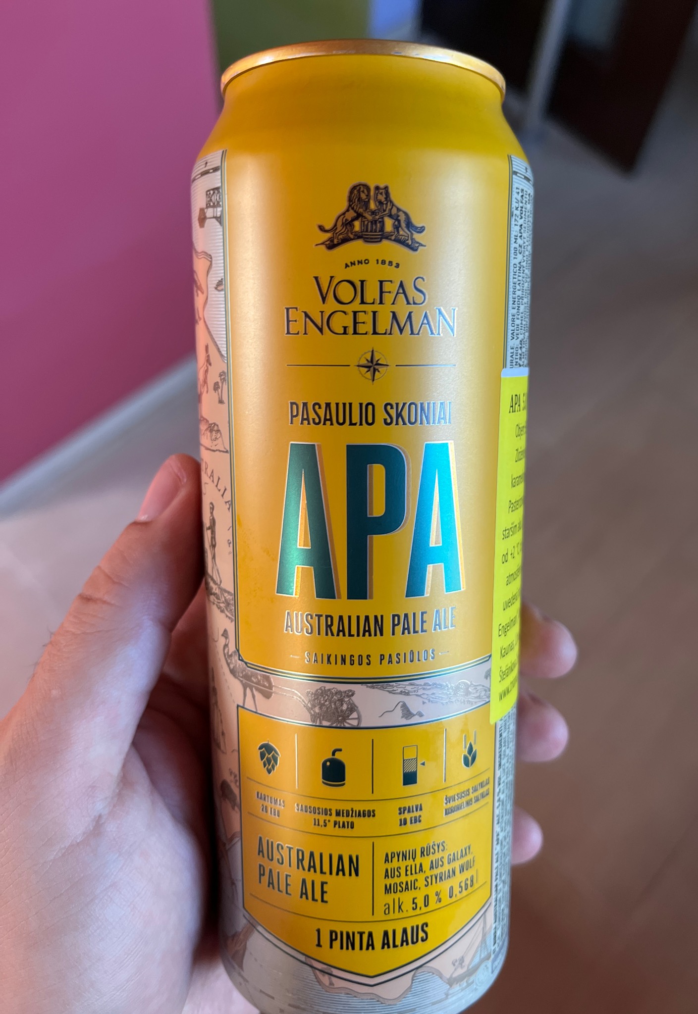 Pasaulio Skoniai Australian Pale Ale, Lithuania