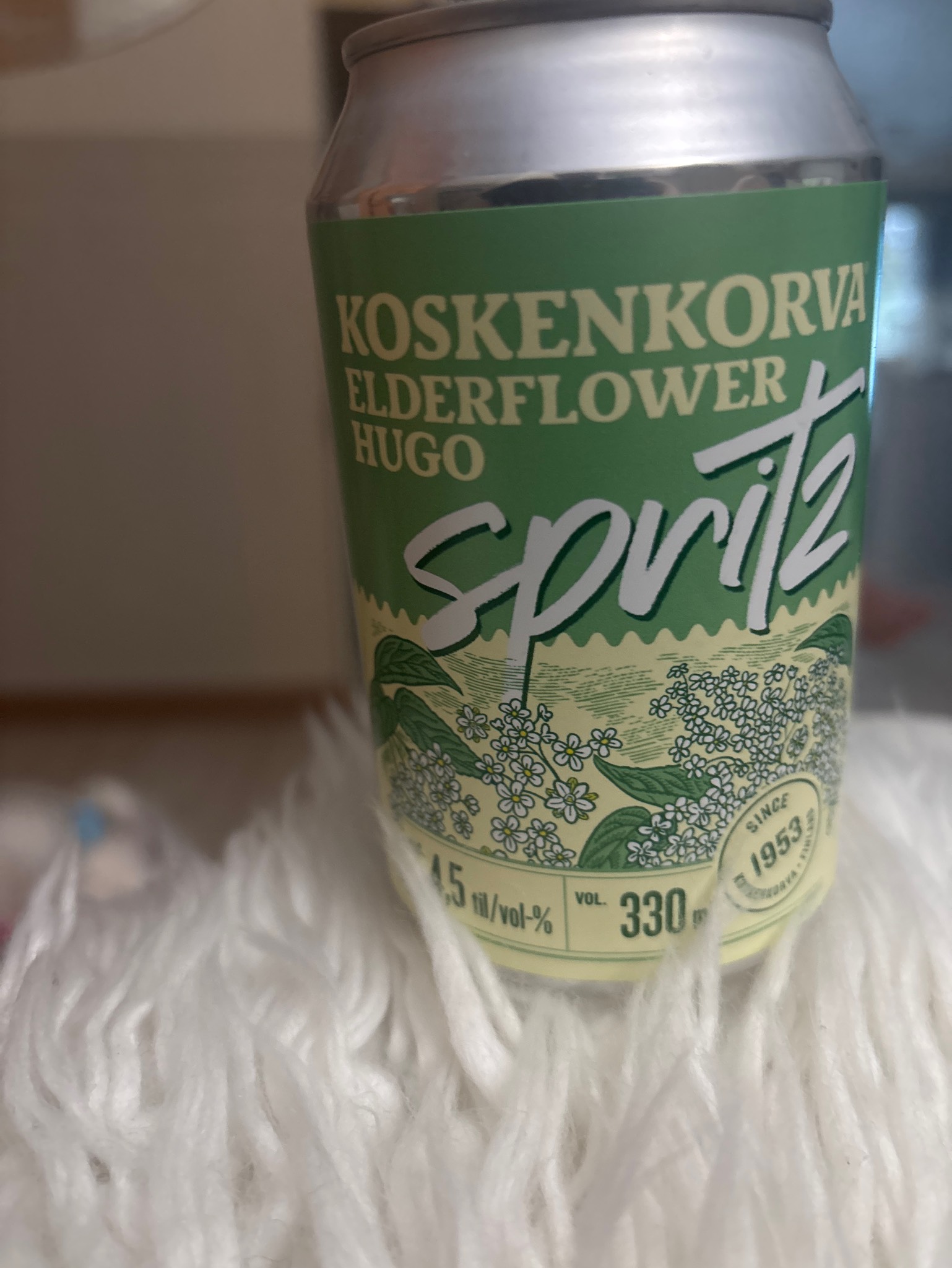 Koskenkorva elderflower hugo, Finland