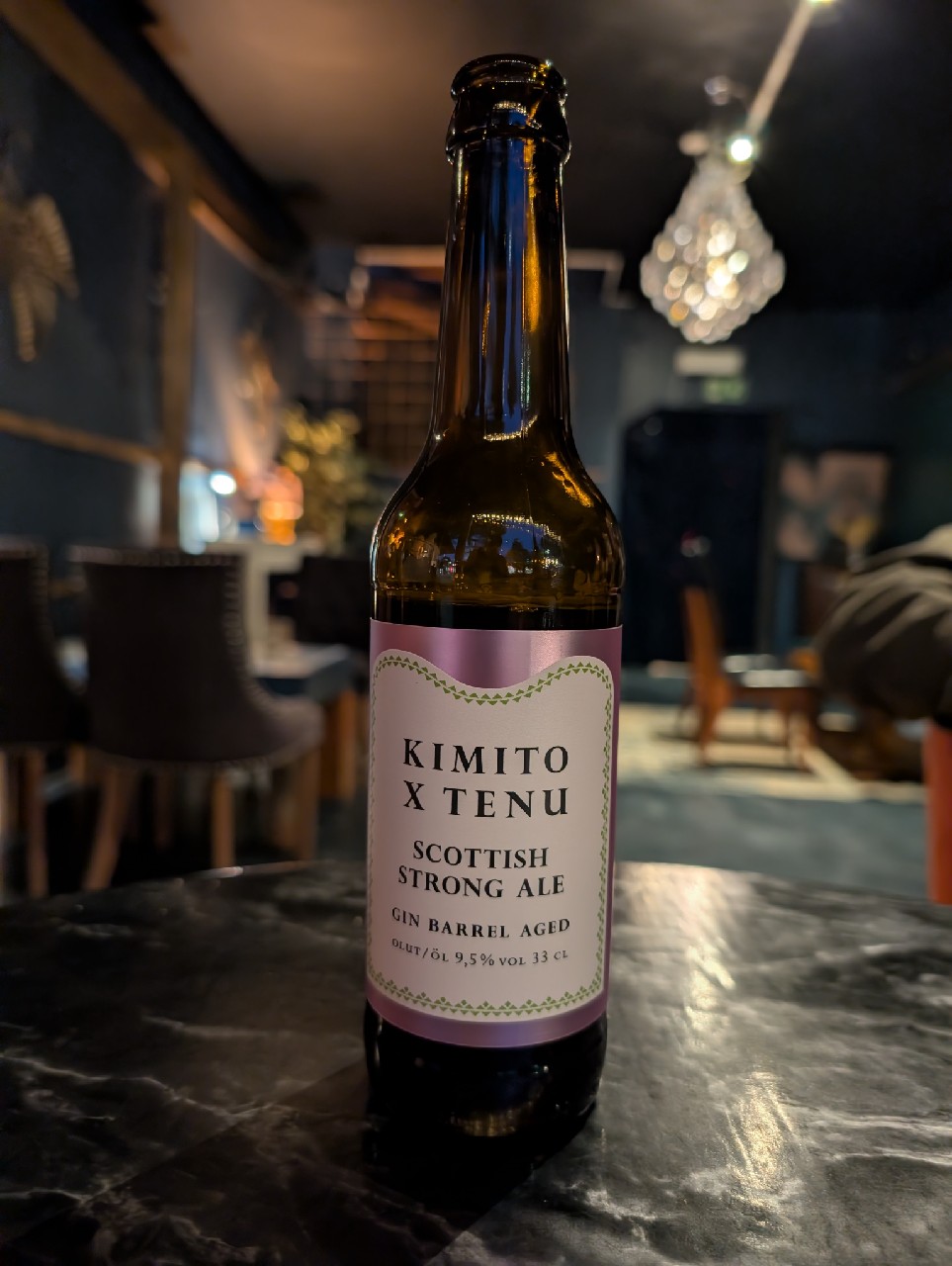 Kimito X Tenu Scottish Strong Ale Gin Barrel Aged, Finland