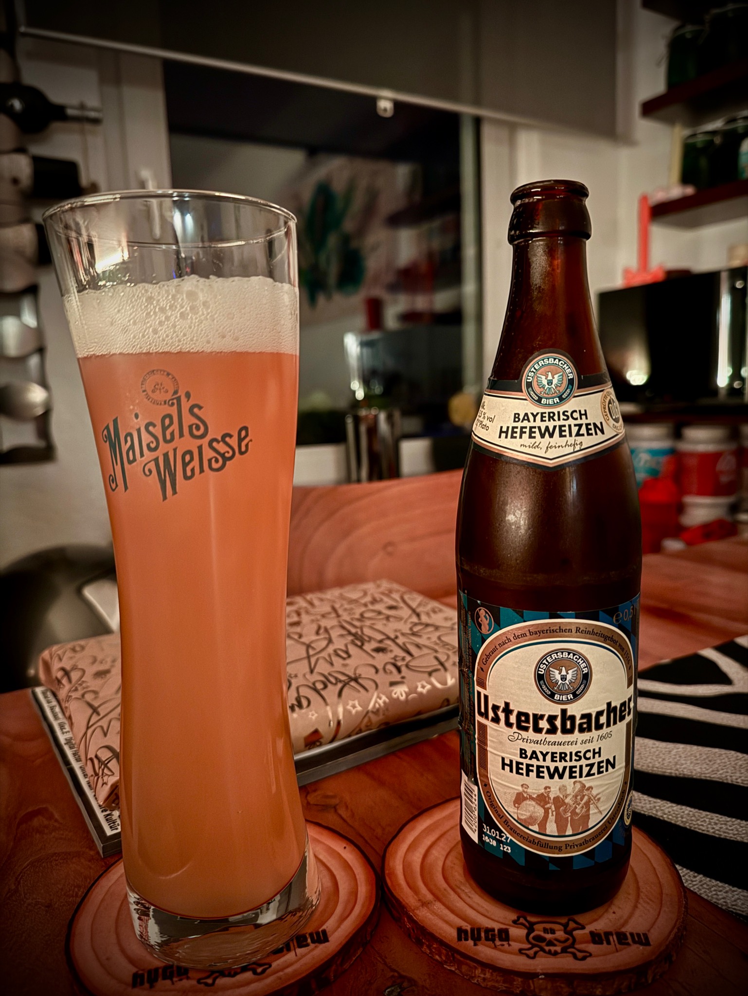 Ustersbacher Bayerisch Hefeweizen, Brauerei Ustersbach