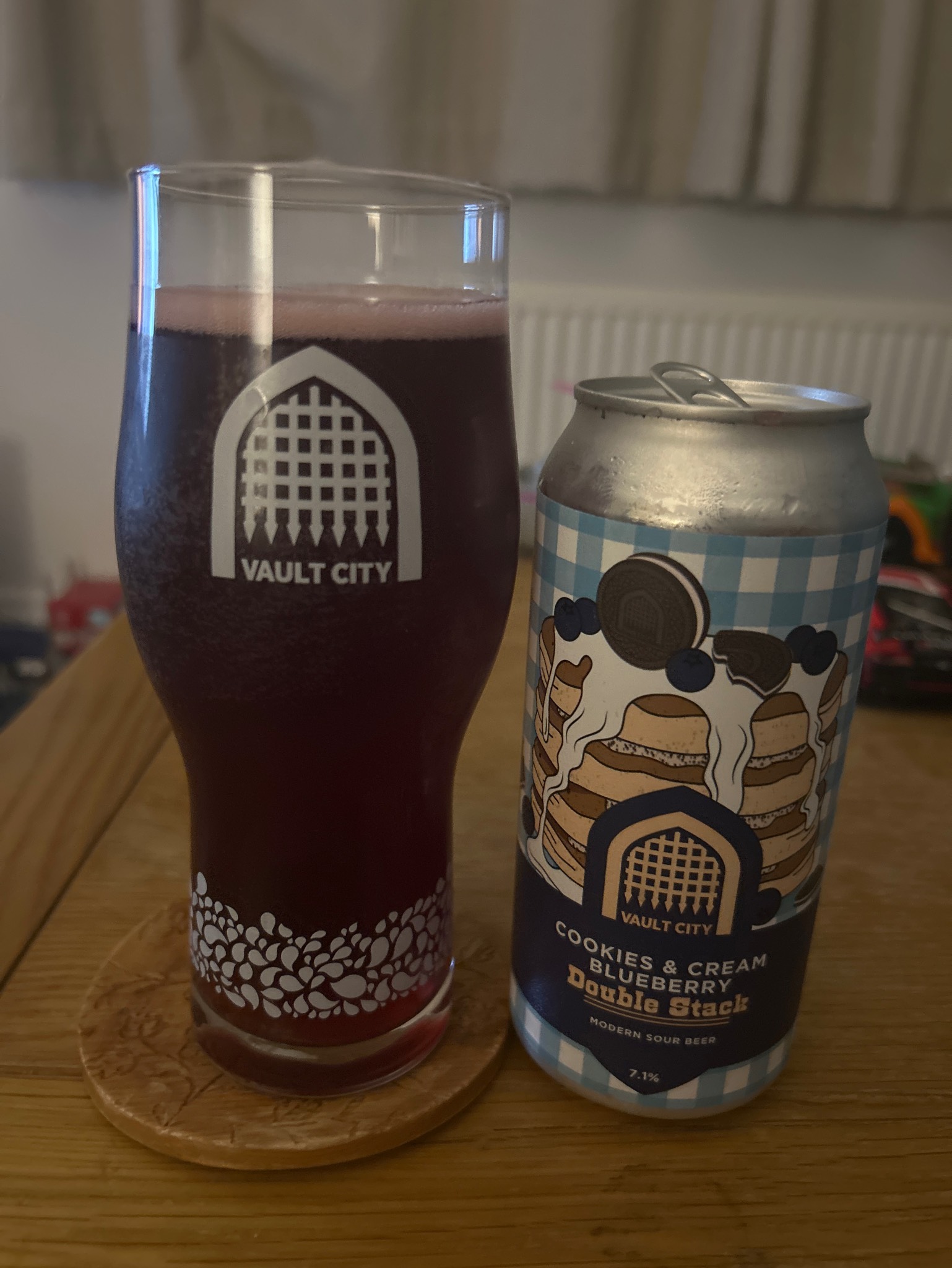 Cookies & Cream Blueberry Double Stack, Scotland