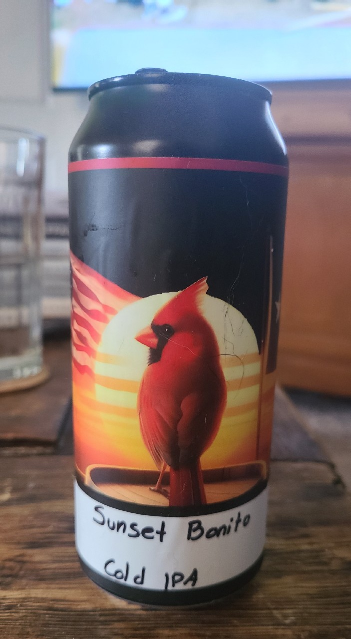 Sunset Bonito Cold IPA, 28 songs brewhouse + kitchen
