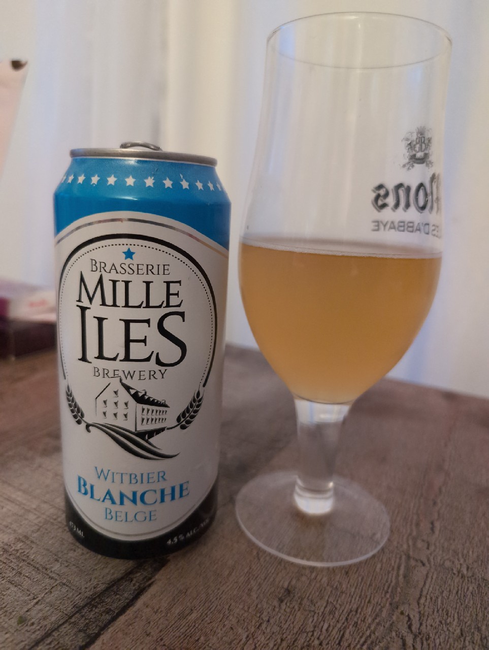 Blanche Belge, Brasserie Mille Iles