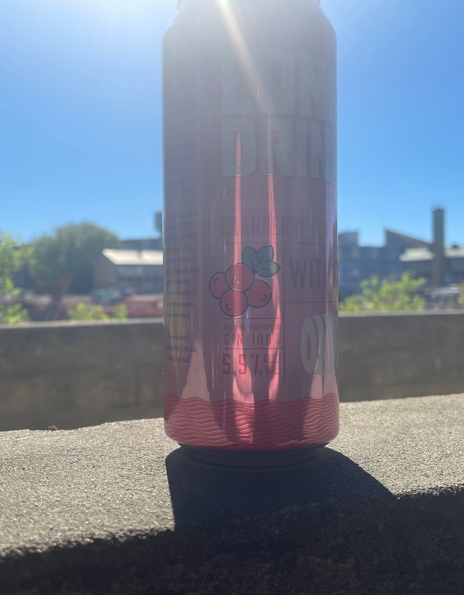 OLVI Long Drink Cranberry, Finland